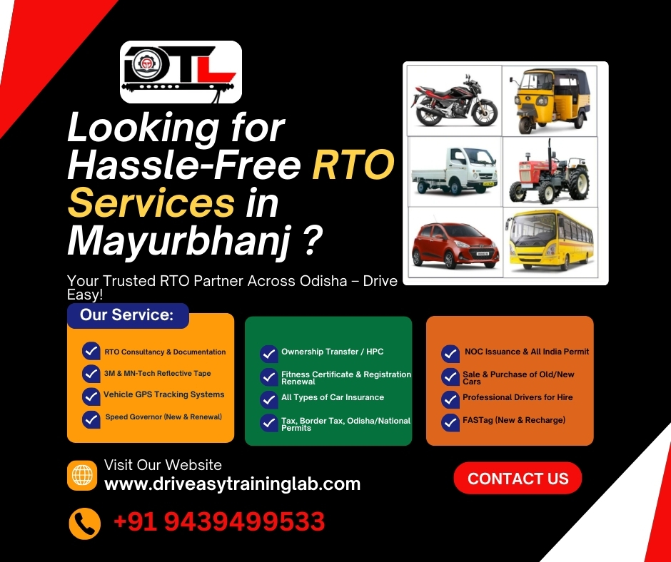 rto agent in Mayurbhanj
